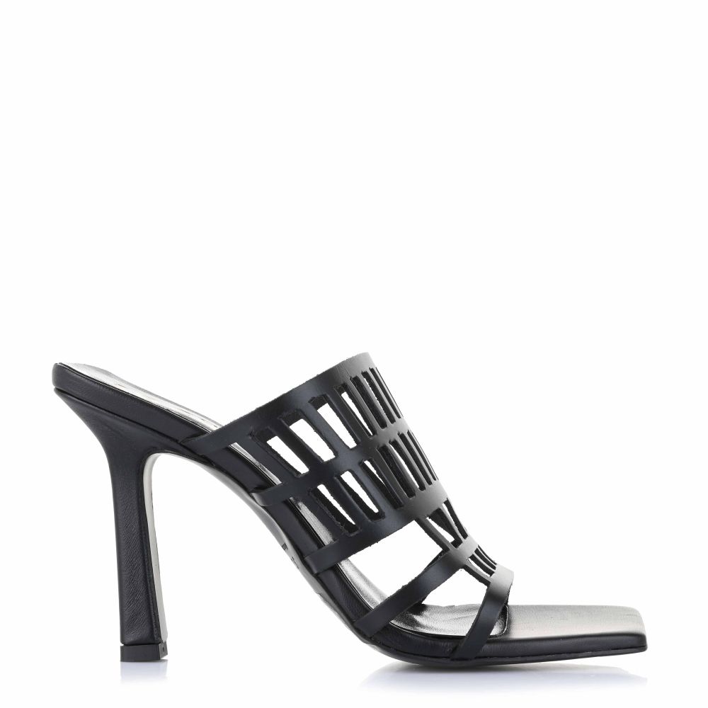Δερμάτινα Mules So Chic 33667-01 Anais Black