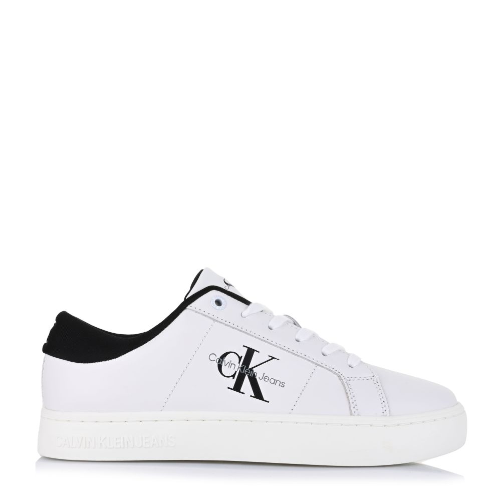 Δερμάτινα Sneakers Calvin Klein Classic Cupsole Low Laceup YM0YM00864 01W