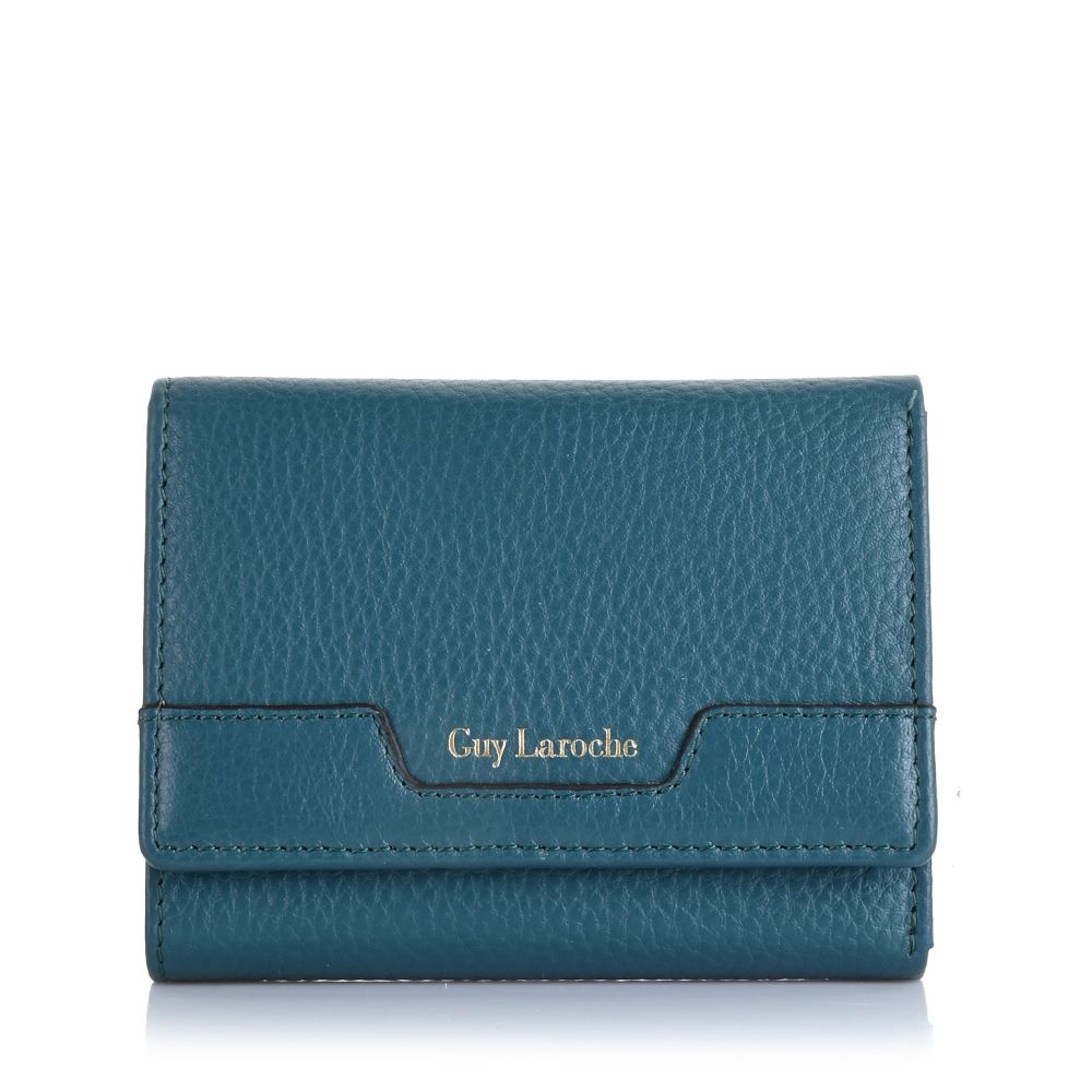 Δερμάτινο Πορτοφόλι Guy Laroche 23818 Πετρόλ