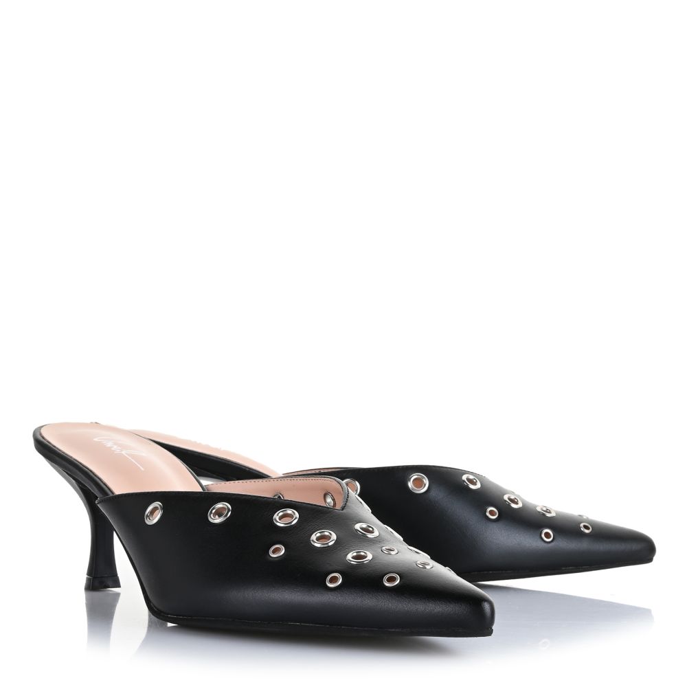 Δερμάτινα Mules Unveil 
