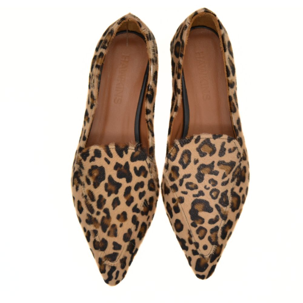 HAWKINS ΓΥΝΑΙΚΕΙΟ ΔΕΡΜΑΤΙΝΟ LOAFER PAR46 LEOPARD