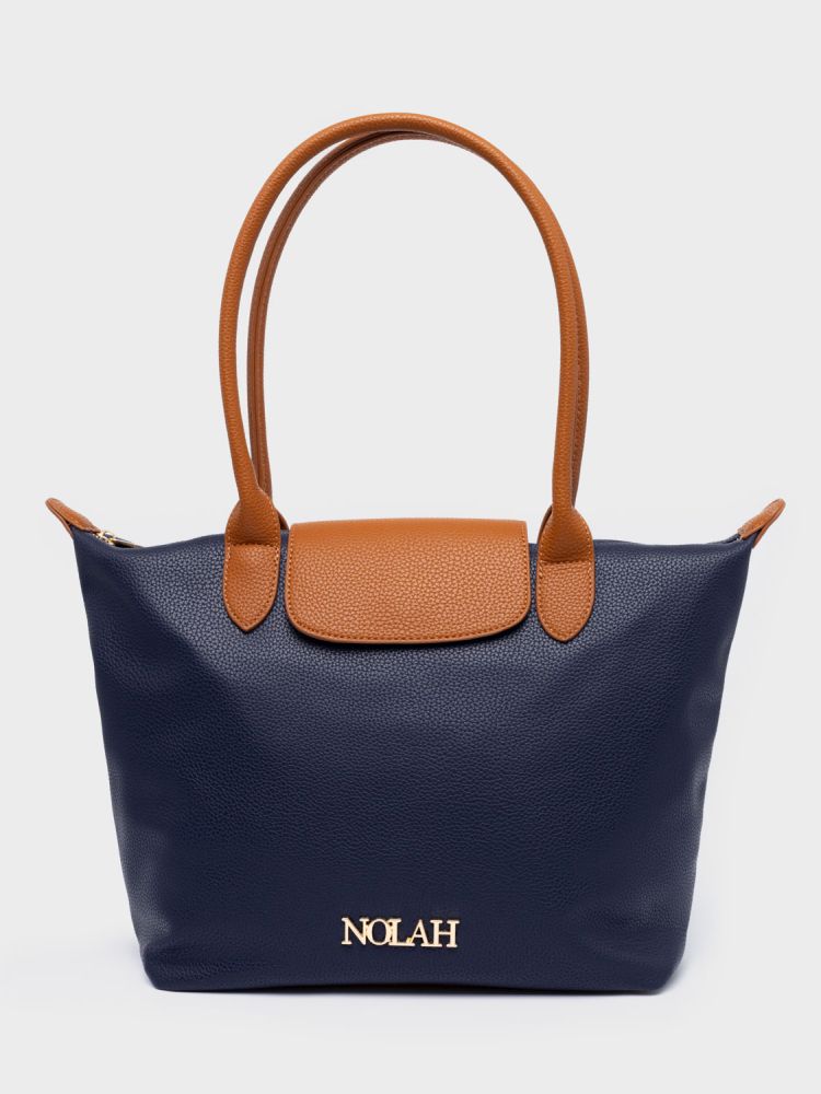 NOLAH ΤΣΑΝΤΑ ΩΜΟΥ CAPUCCINE LARGE NAVY