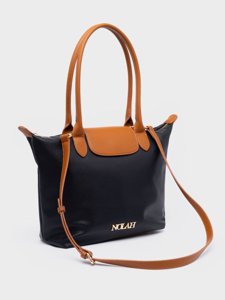 NOLAH ΤΣΑΝΤΑ ΩΜΟΥ CAPUCCINE LARGE BLACK
