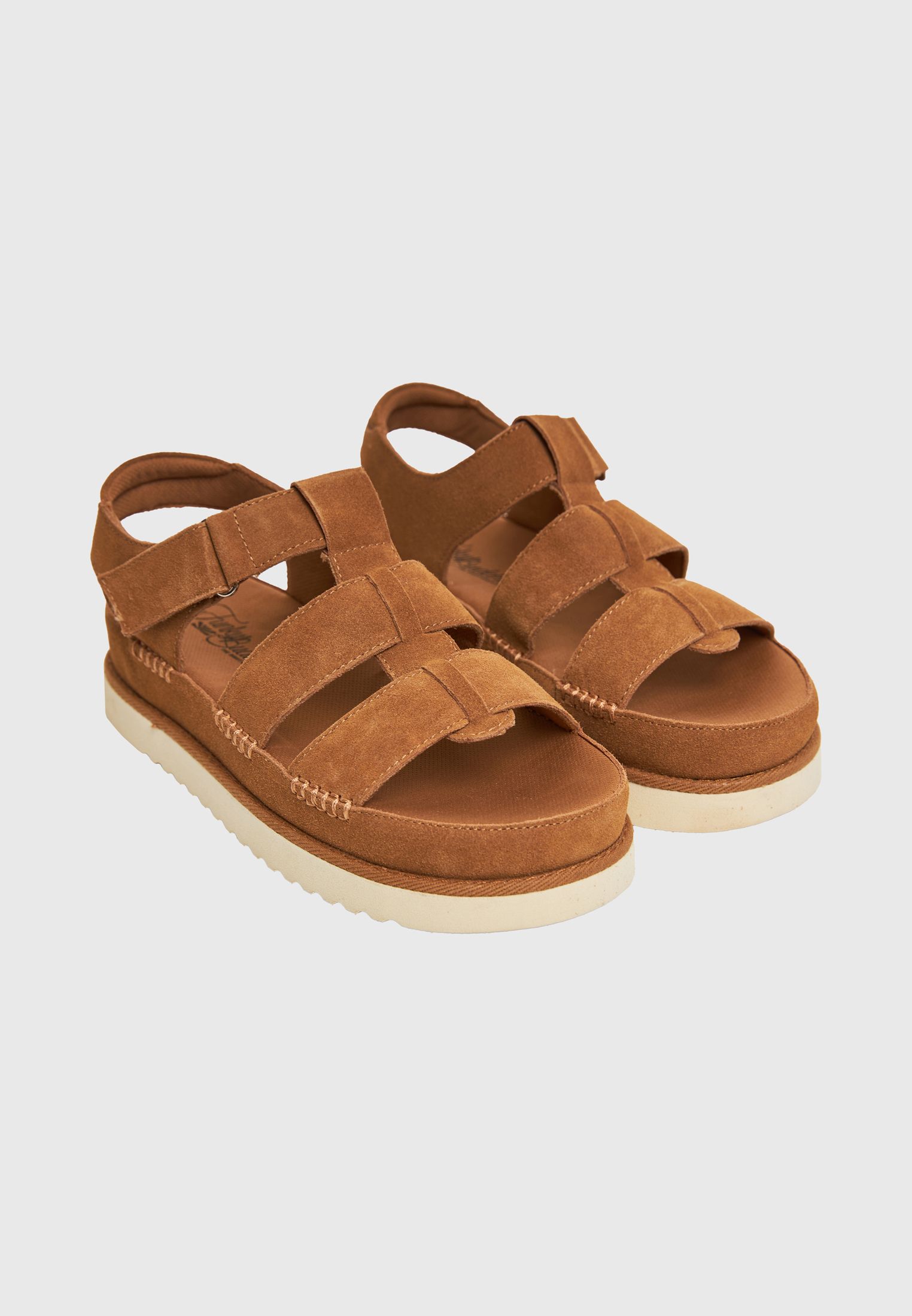 Γυναικεία suede σανδάλια