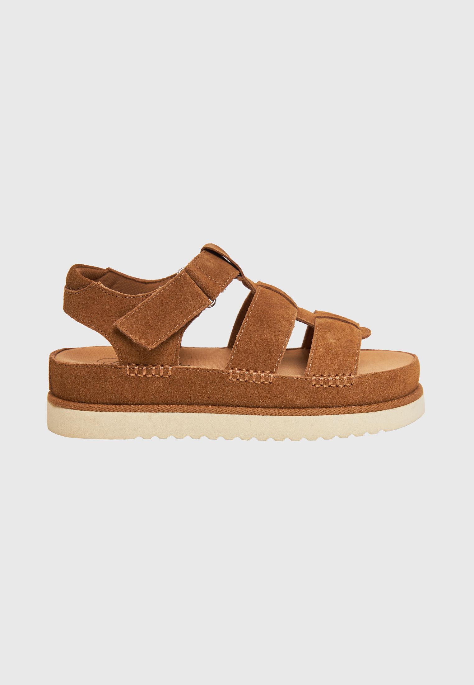 Γυναικεία suede σανδάλια