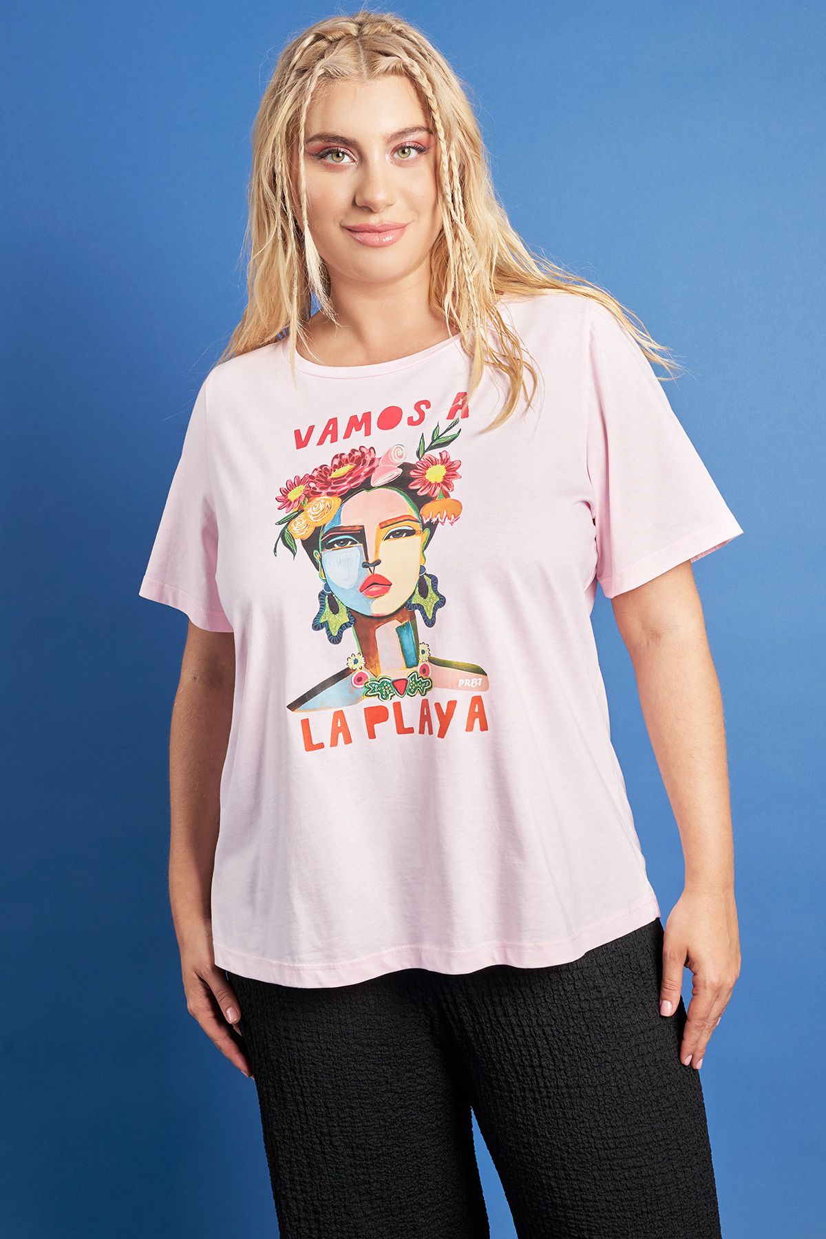PRBT Βαμβακερό t-Shirt Vamos a la playa