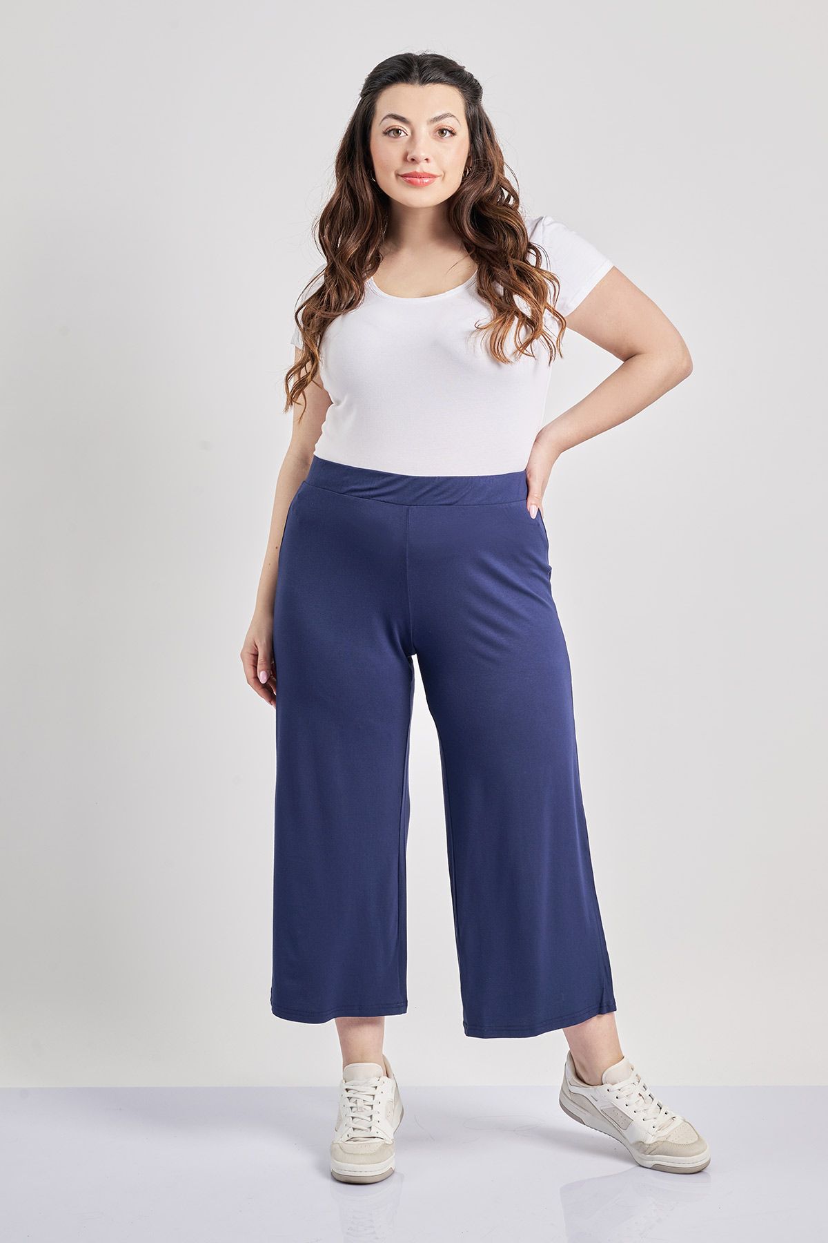 Βισκόζ cropped παντελόνα