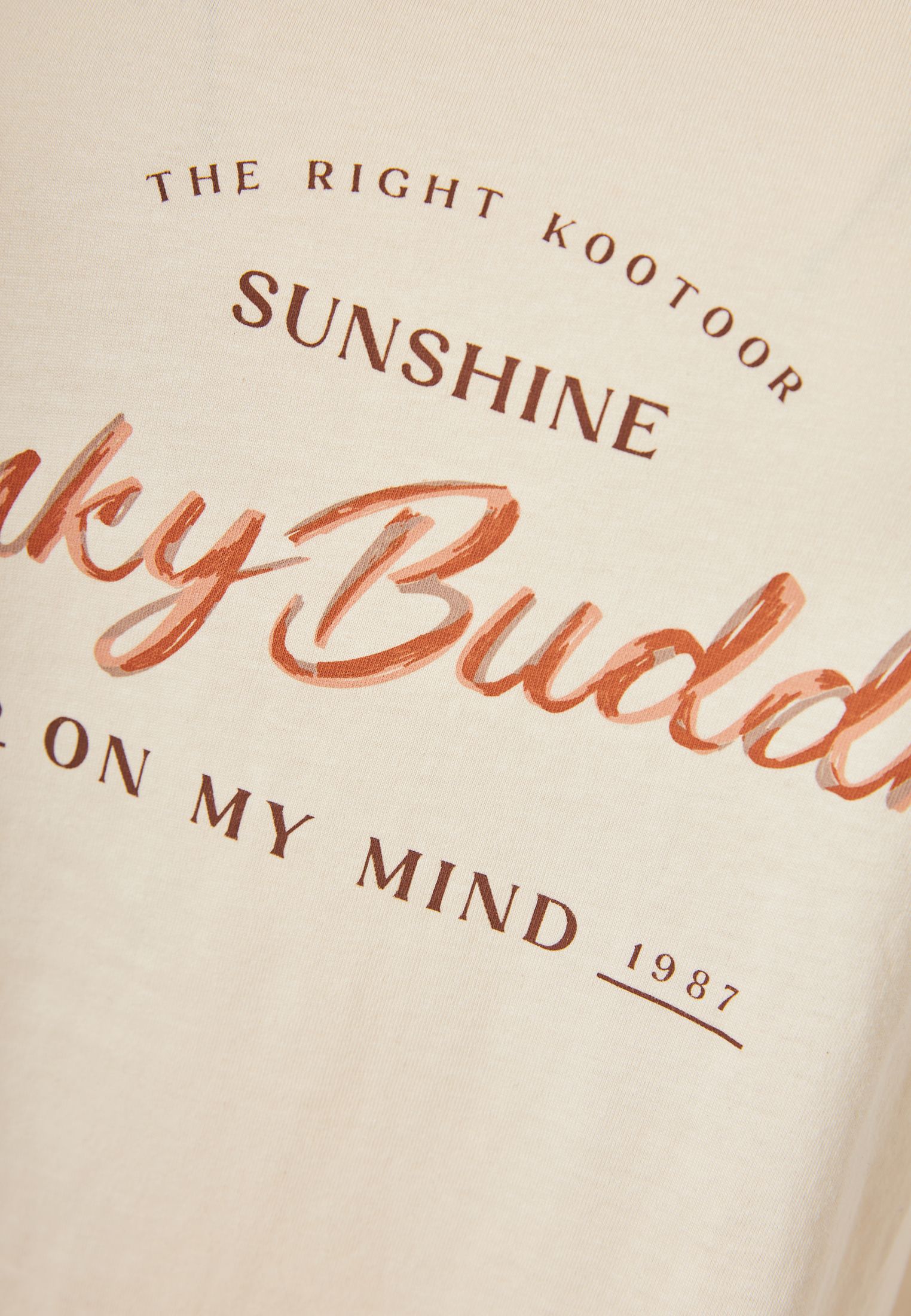 Tank top με Funky Buddha τύπωμα από οργανικό βαμβάκι