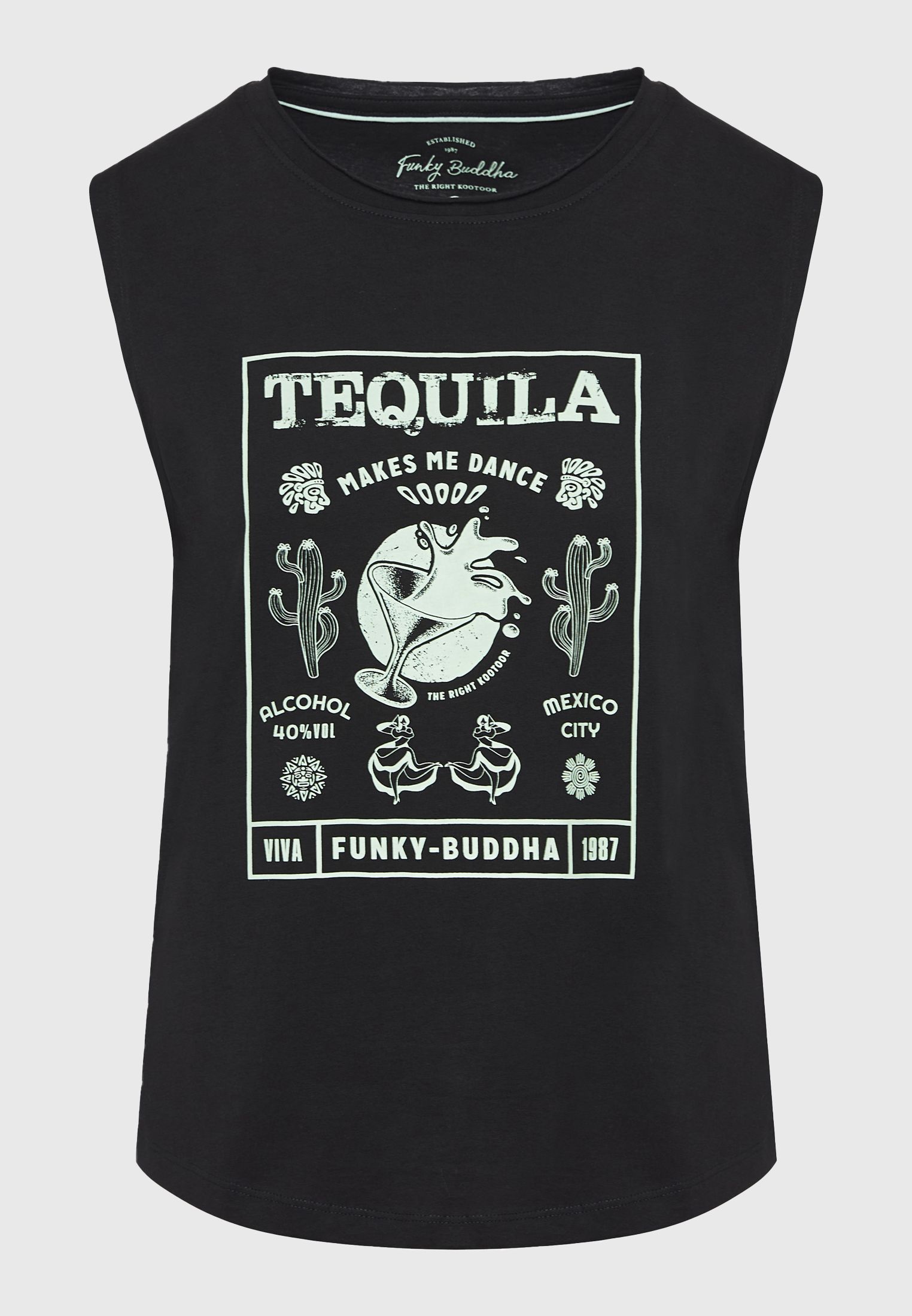 T-shirt από οργανικό βαμβάκι με vintage print