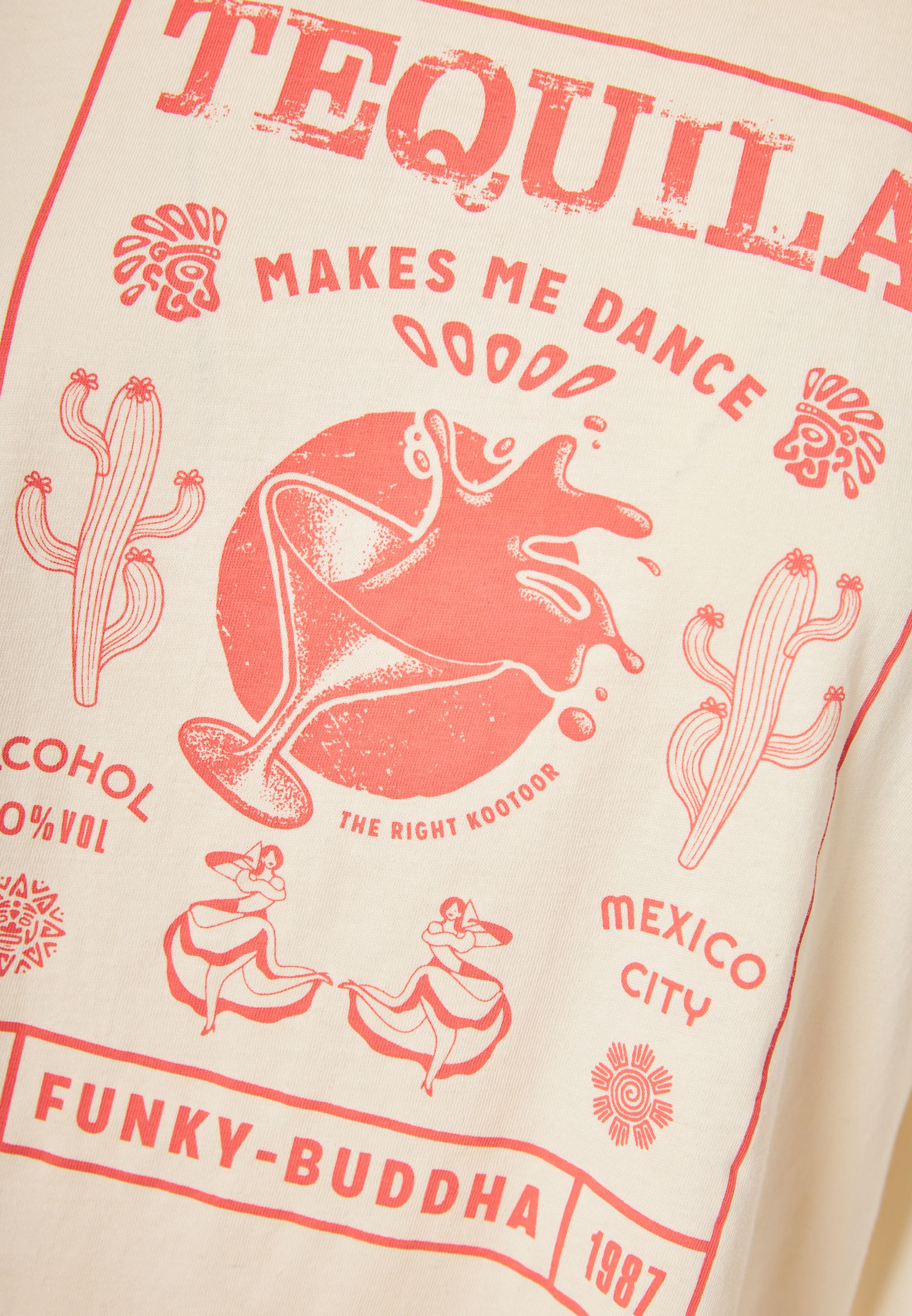 T-shirt από οργανικό βαμβάκι με vintage print
