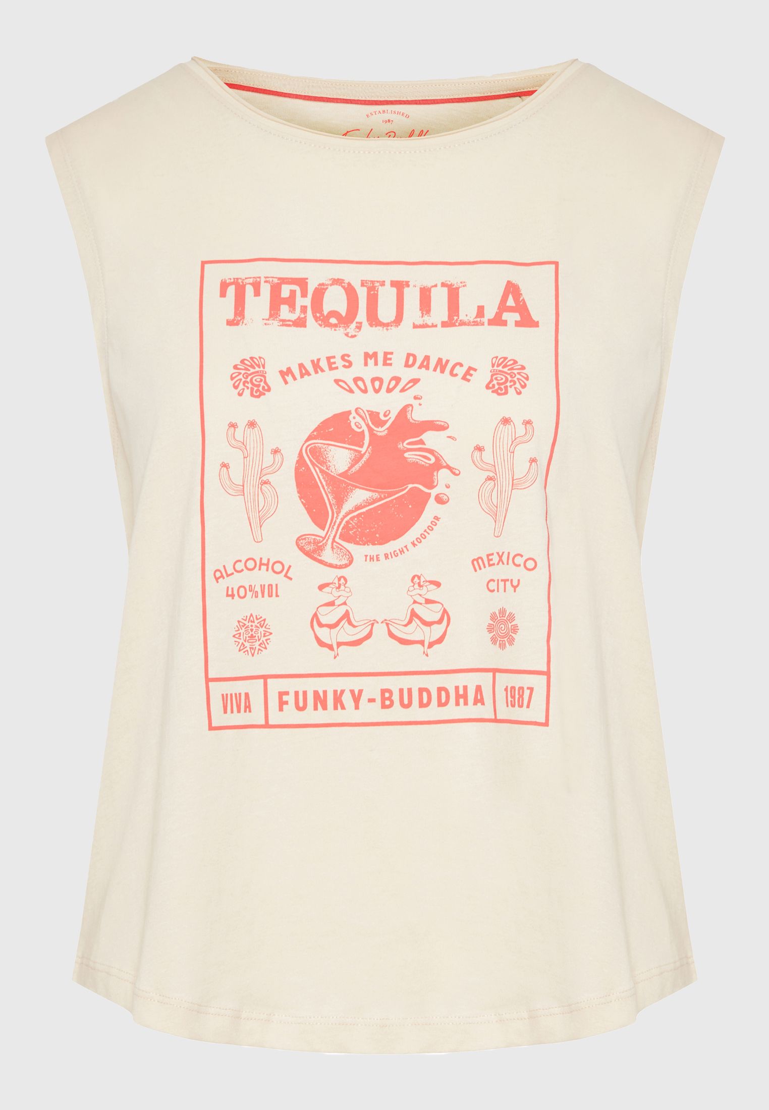 T-shirt από οργανικό βαμβάκι με vintage print
