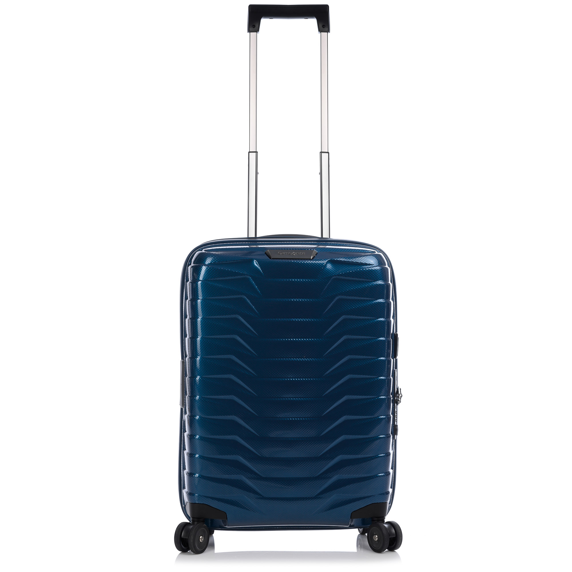 Βαλίτσα Σκληρή Καμπίνας Samsonite Proxis Spinner 55 EXP Cabin Size 126035-1686 Petrol Blue