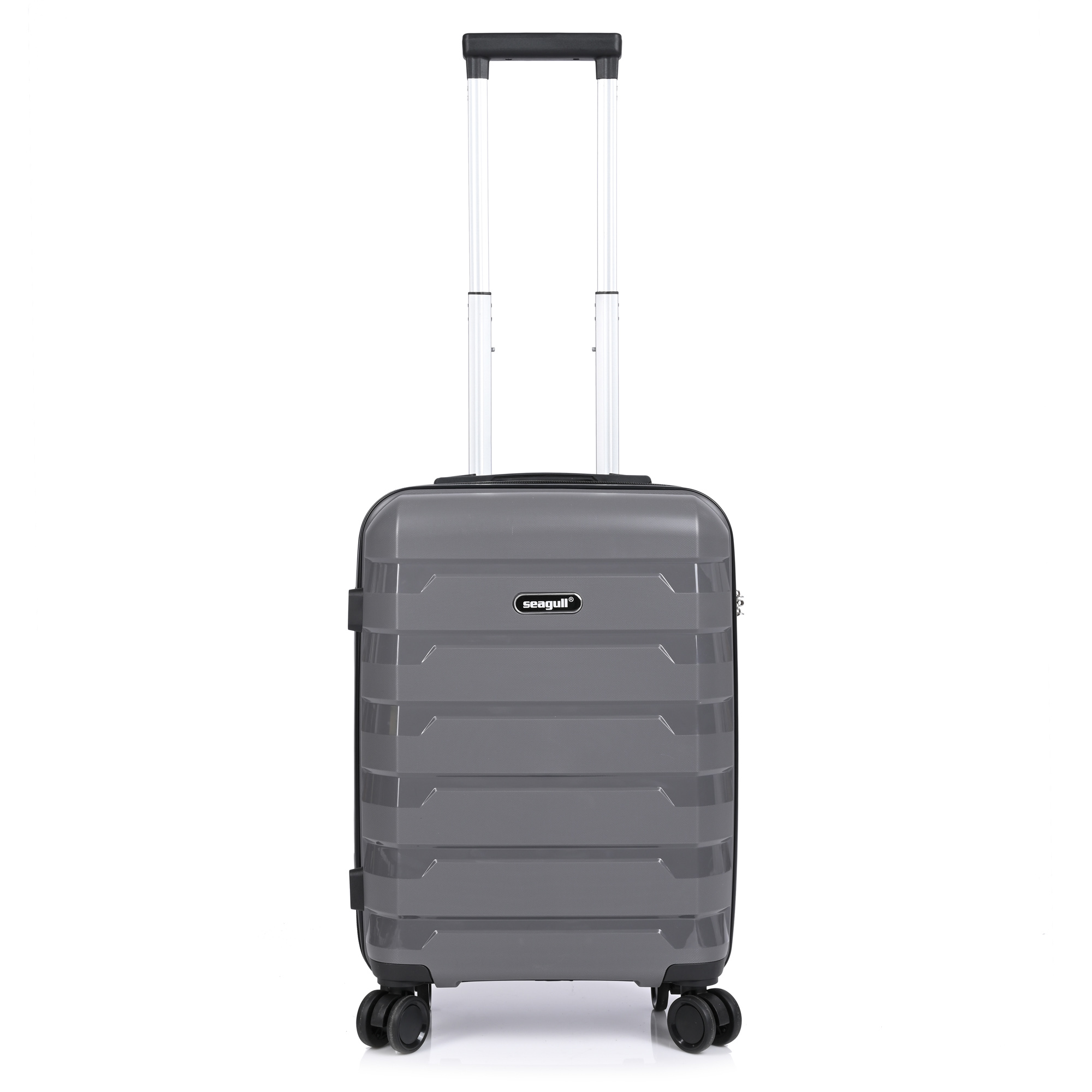 Βαλίτσα Σκληρή Καμπίνας 55cm Seagull Cabin Size SG180-S Γκρι