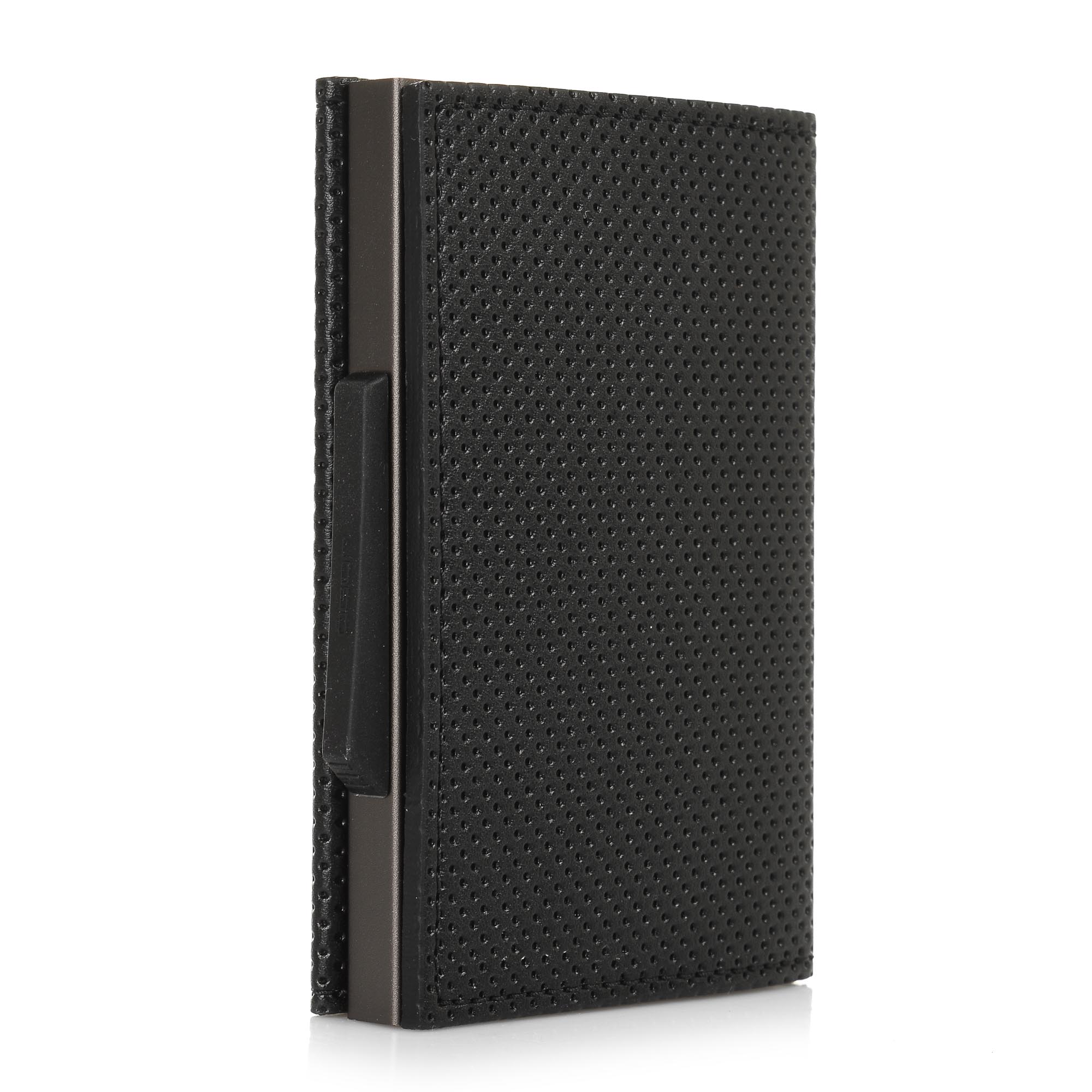 Slide-Up Καρτοθήκη Ögon Design RFID Cascade Slim Traforato Full Black