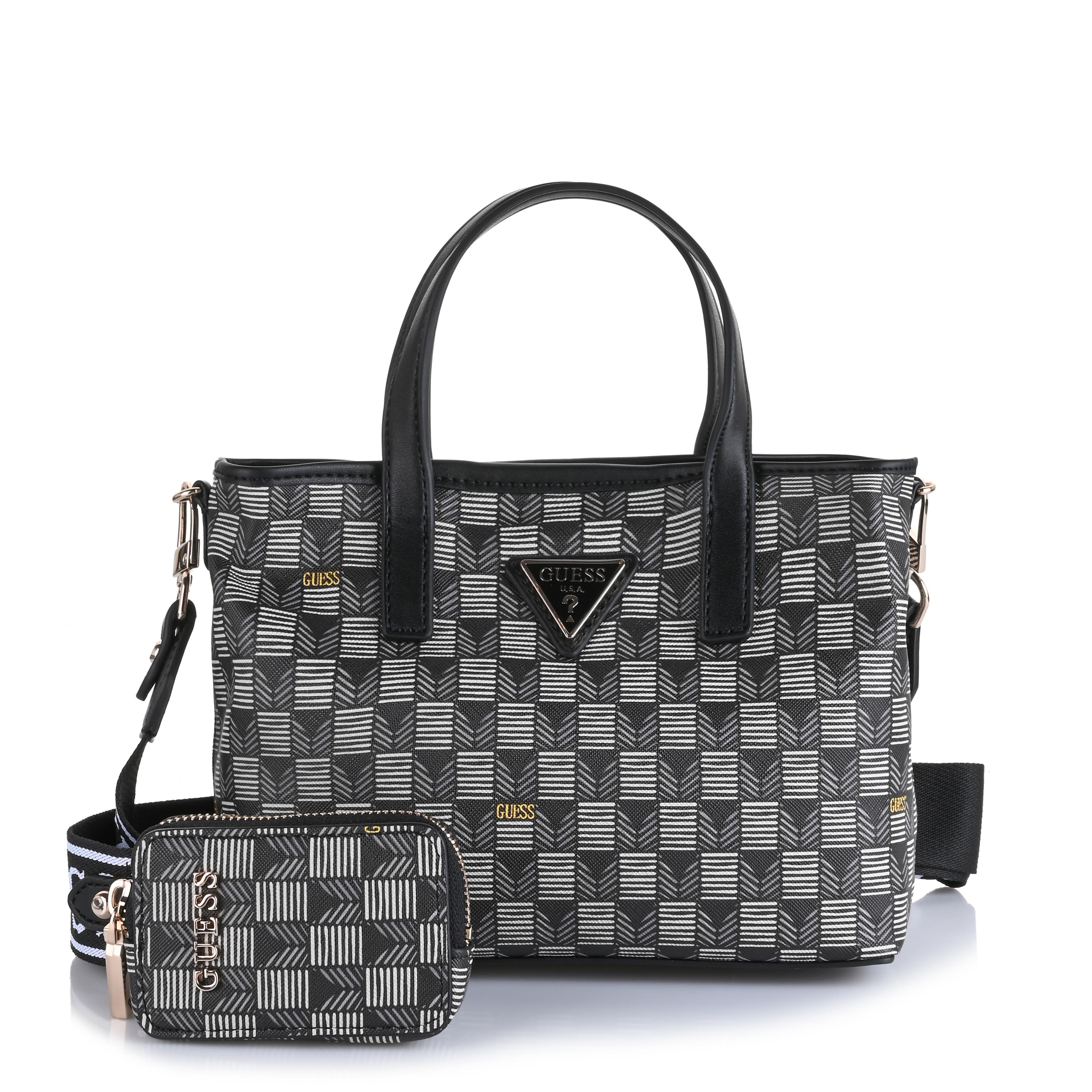 Τσαντάκι Ώμου-Χιαστί Guess G Wave Mini JT934475 Black Logo