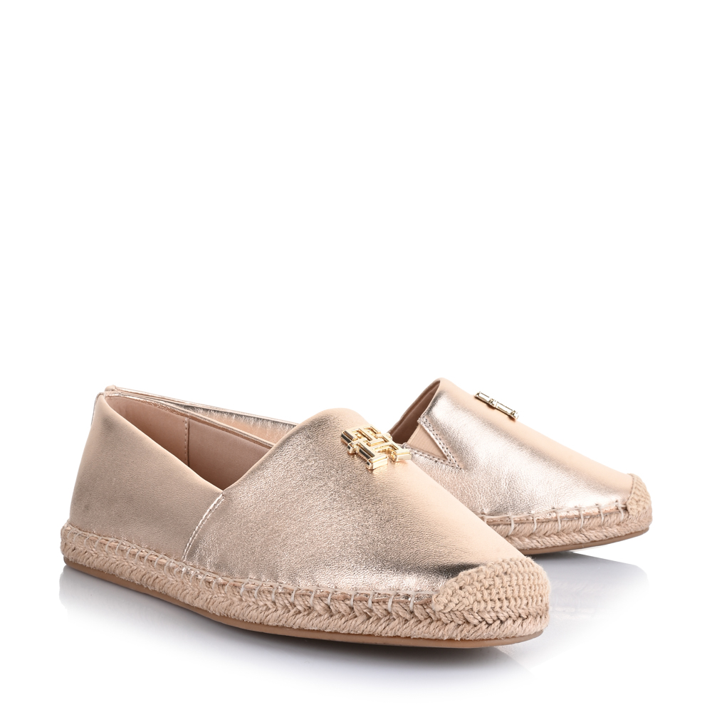 Δερμάτινες Εσπαντρίγιες Tommy Hilfiger Logo Metallic FW0FW08652 0HS