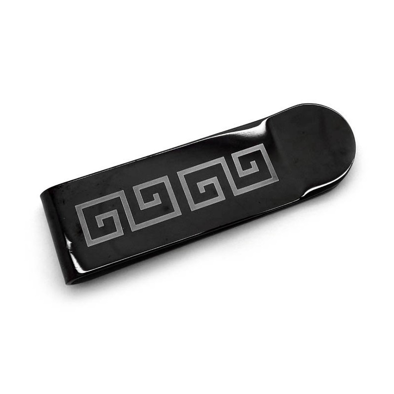 Money clip από ατσάλι με Μαίανδρο MR134