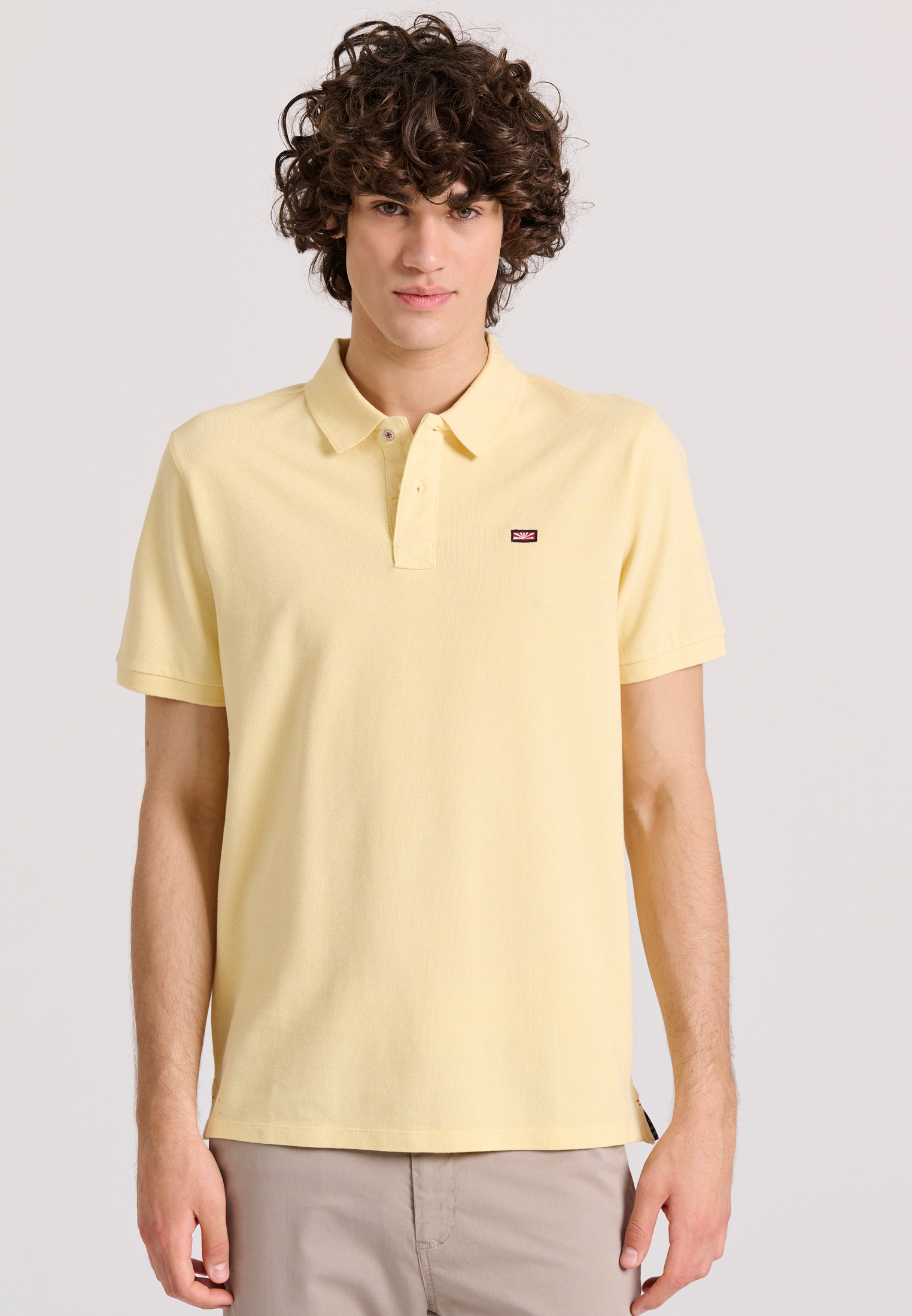Essential polo μπλούζα με κεντημένο logo