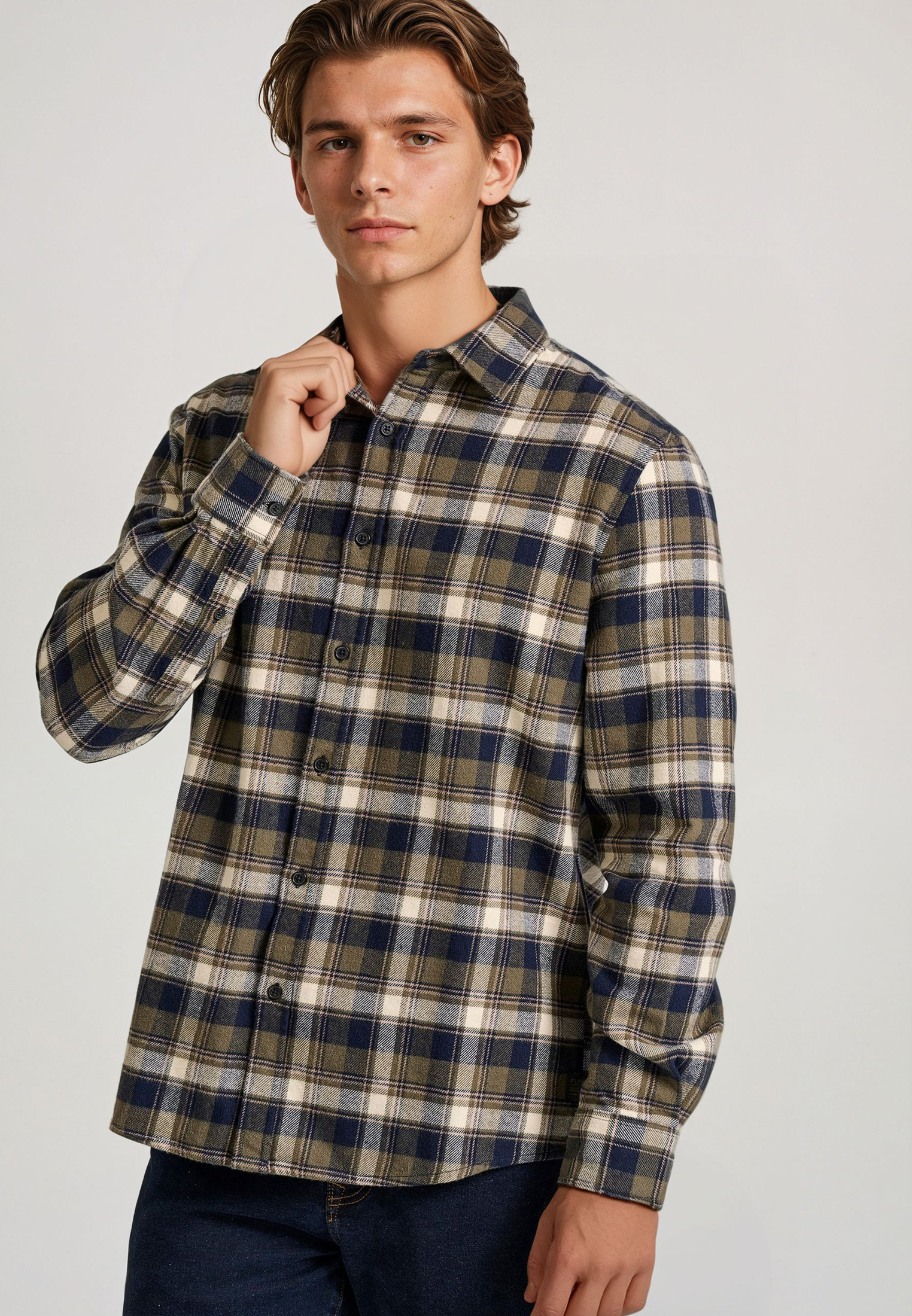 Flannel καρό πουκάμισο