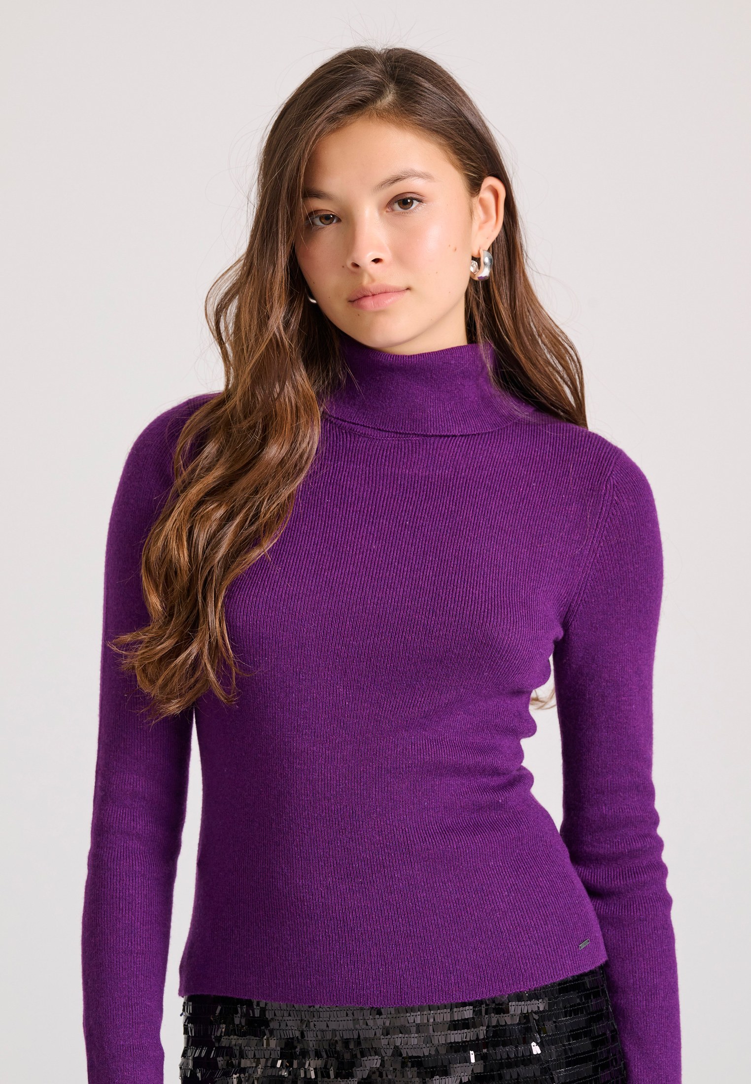 Cashmere blend πλεκτό ζιβάγκο