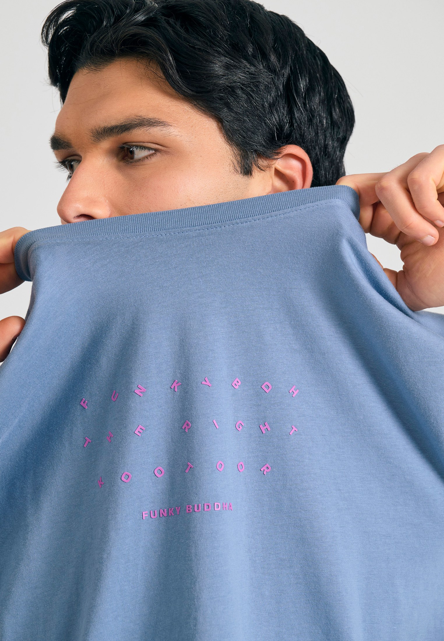T-shirt με text artwork τύπωμα
