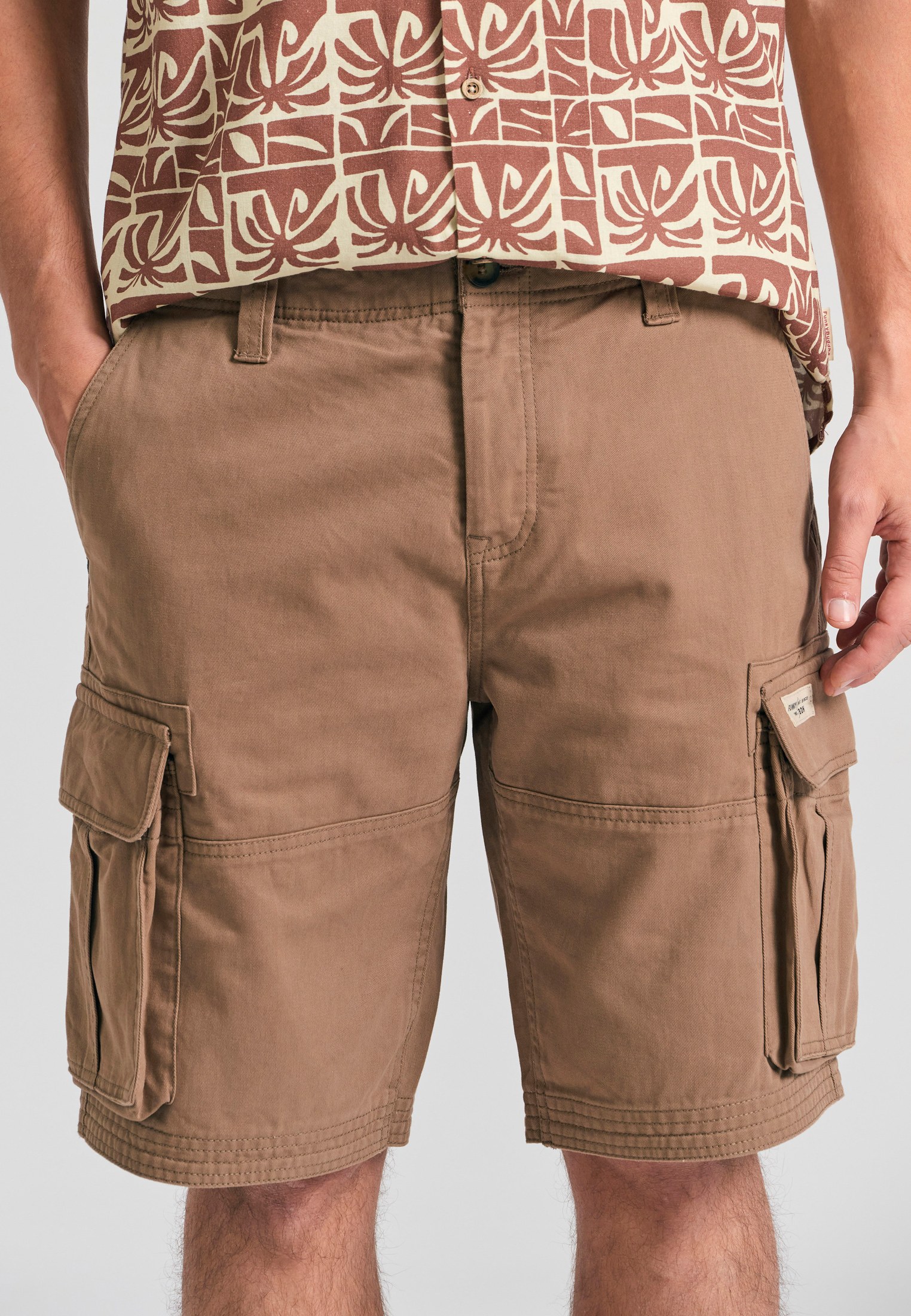 Comfort fit cargo βερμούδα