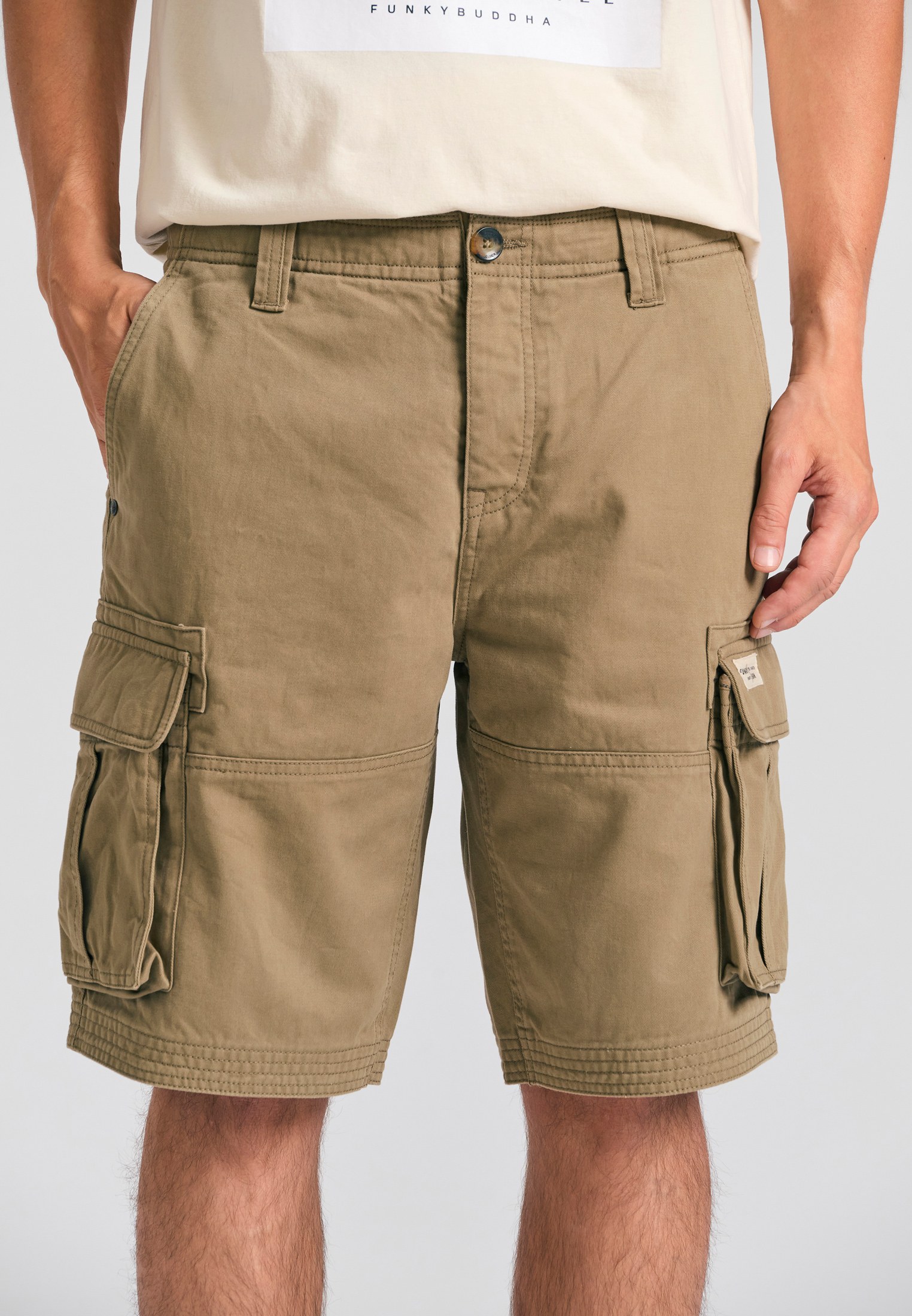 Comfort fit cargo βερμούδα
