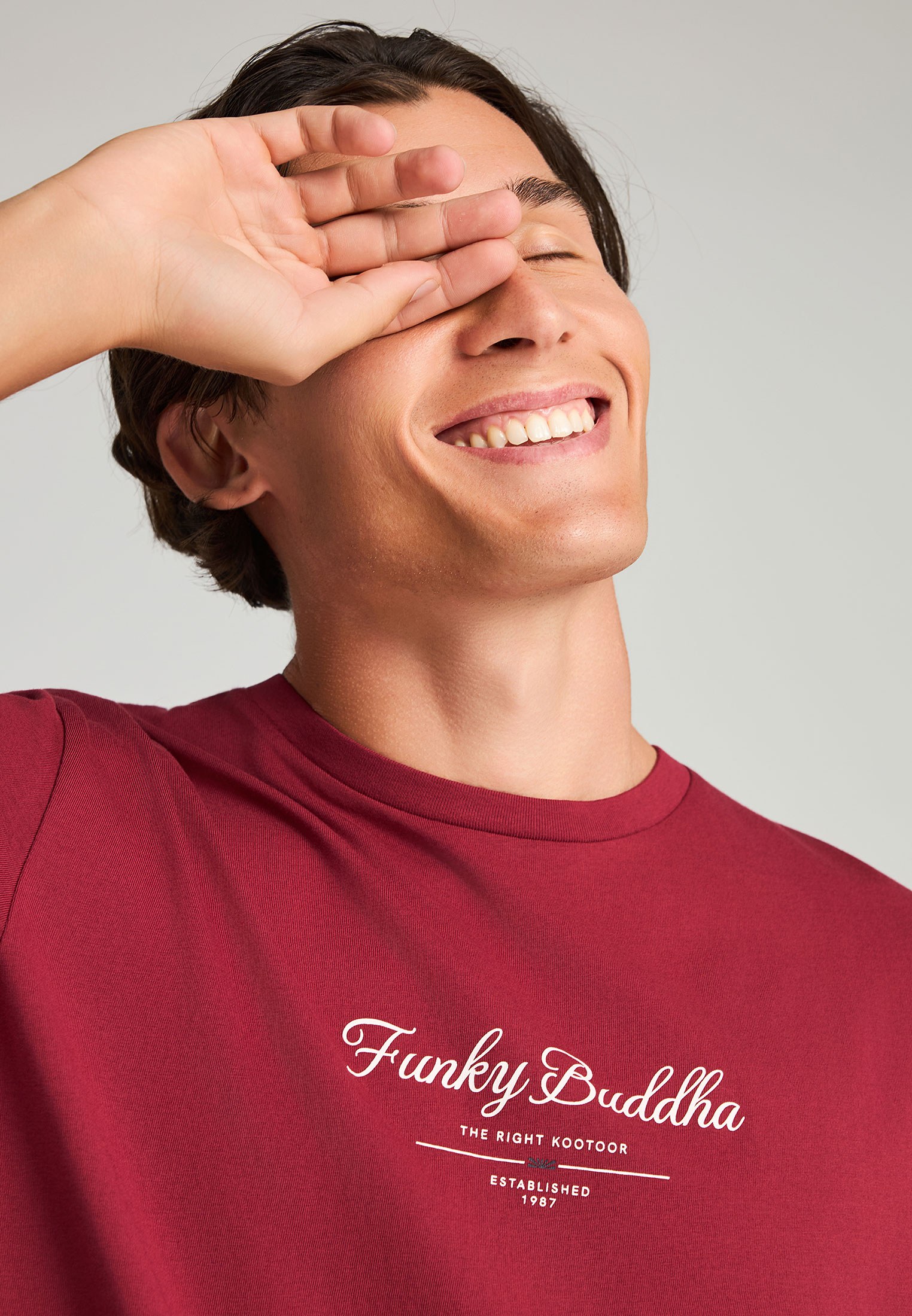 T-shirt με text logo τύπωμα στο στήθος