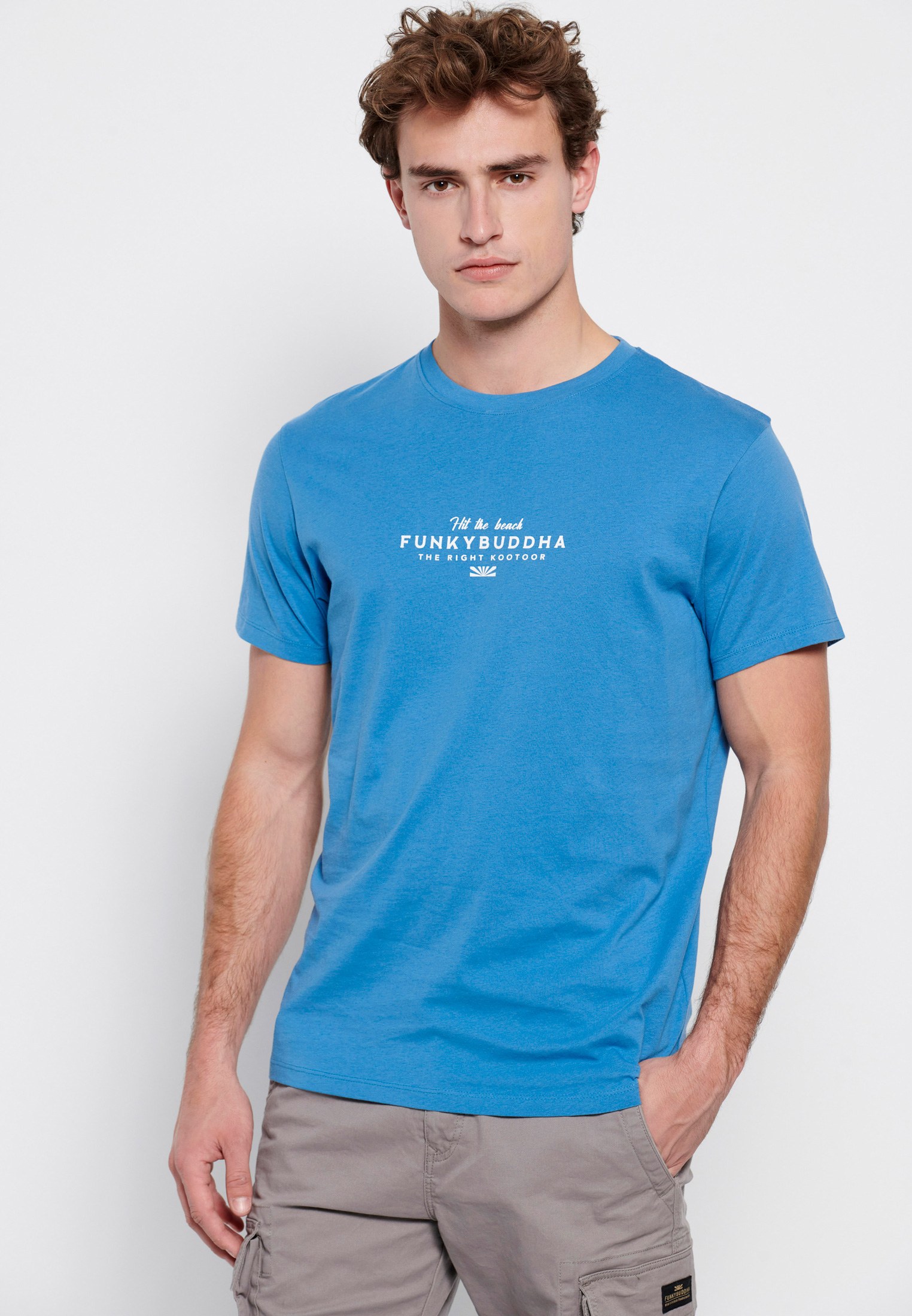T-shirt με Funky Buddha τύπωμα στο στήθος