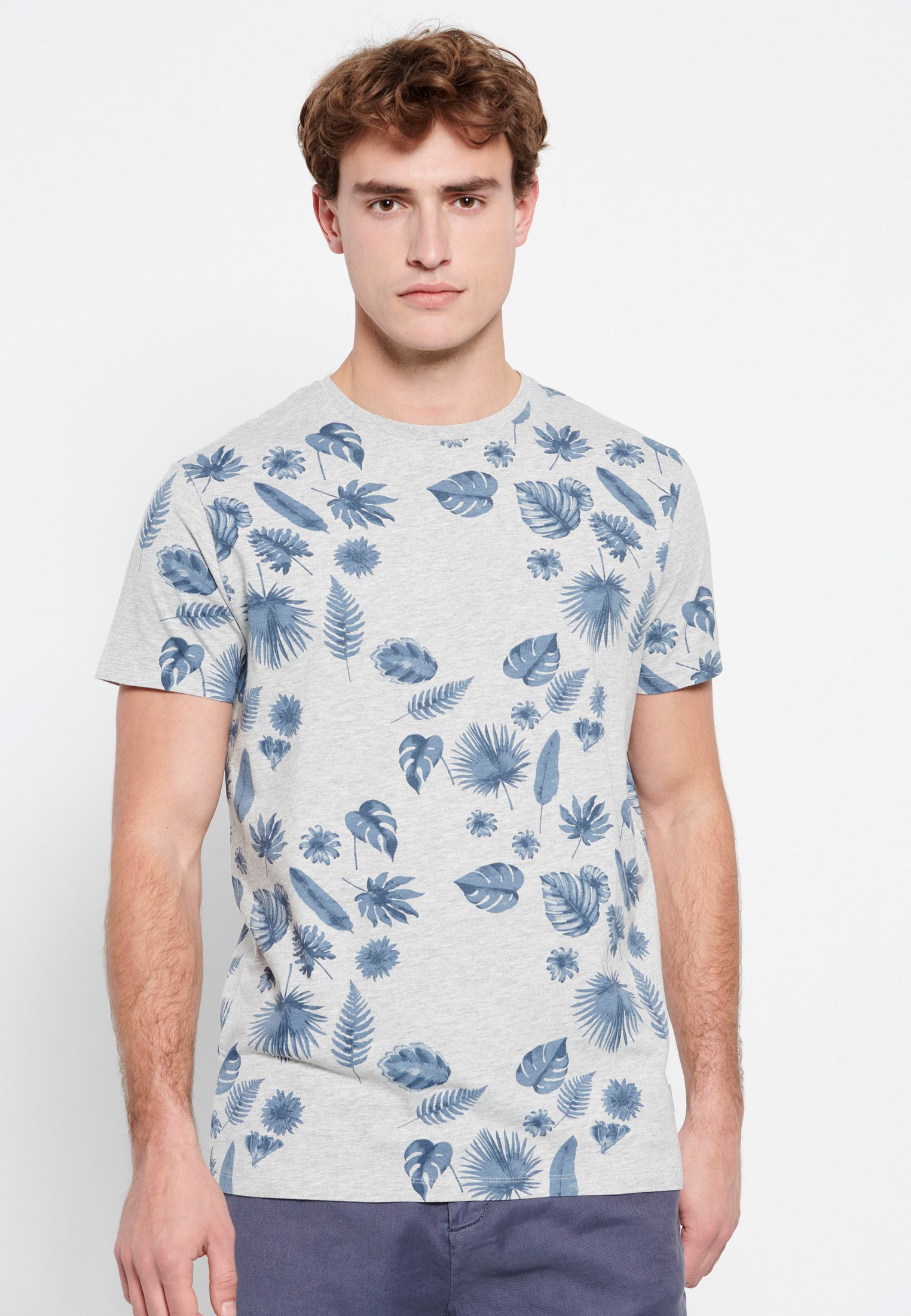 Τυπωμένο t-shirt με ink watercolor εφέ