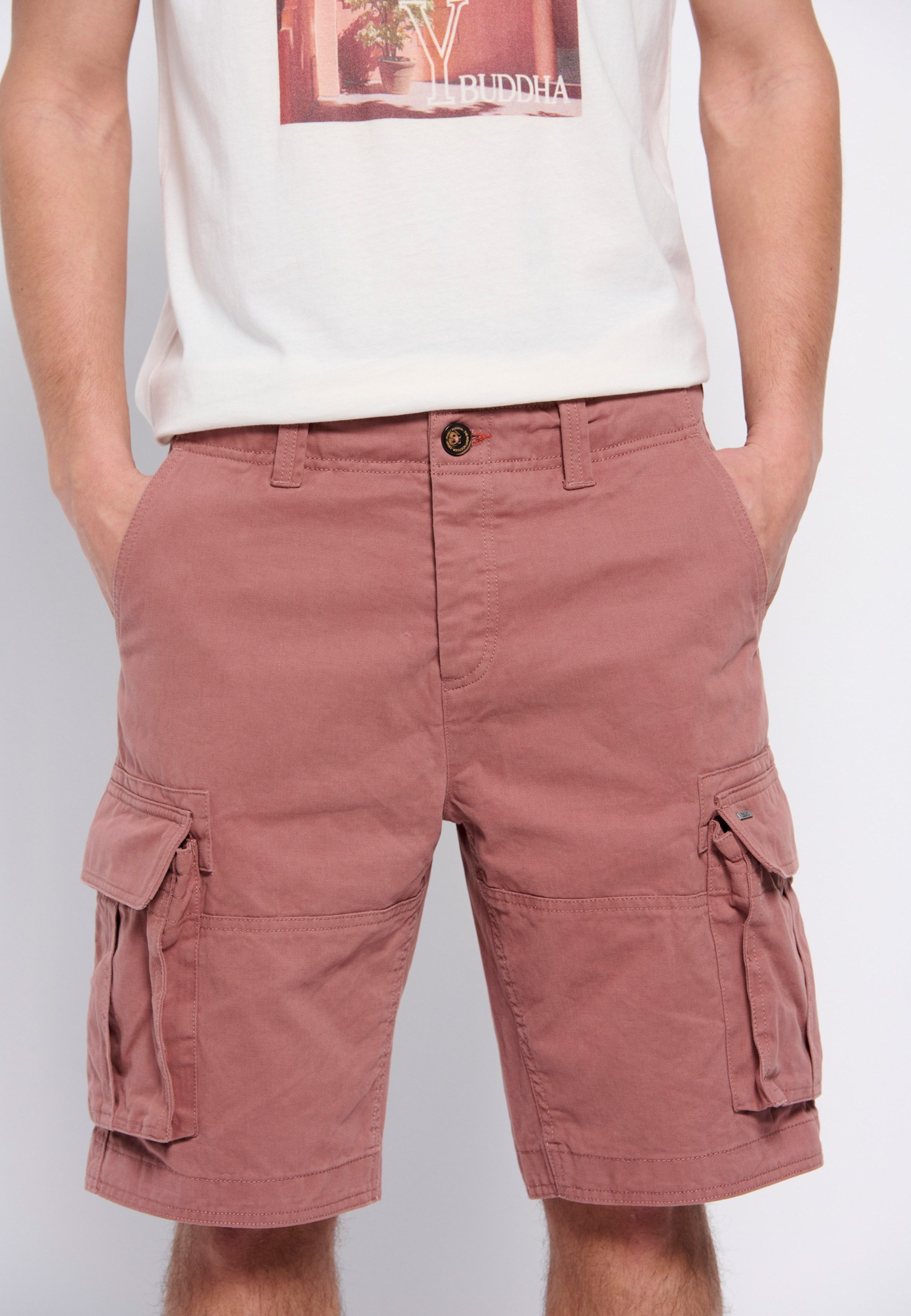 Relaxed fit cargo βερμούδα