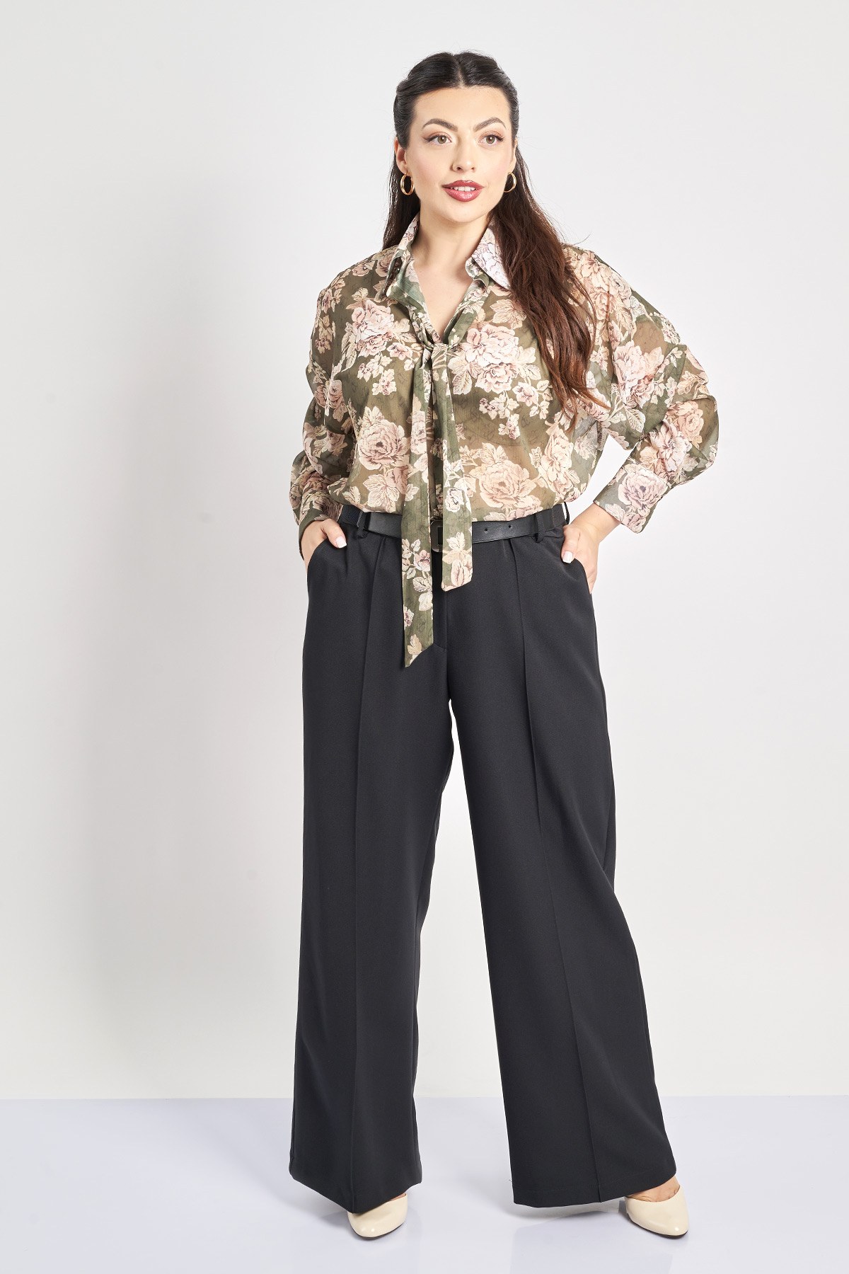 Παντελόνι κρεπ σε tailored γραμμή