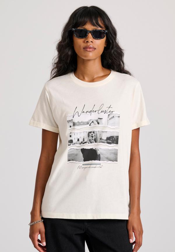 Γυναικείο t-shirt με photographic τύπωμα