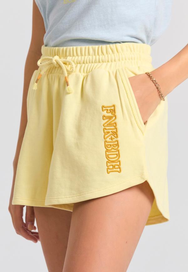 Loose fit αθλητικό σορτς με branded κέντημα