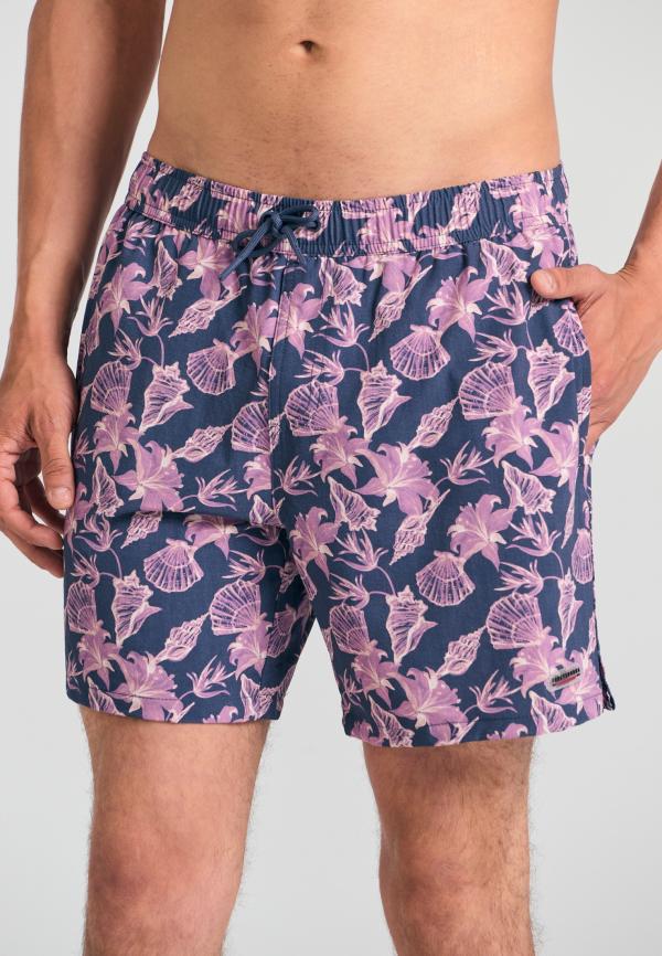 Ανδρικό μαγιό με floral τύπωμα