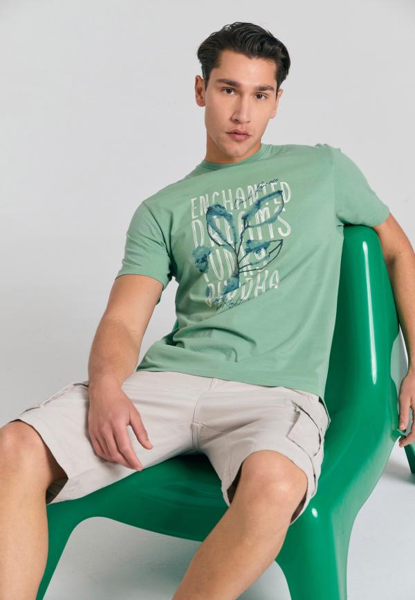 T-shirt με photographic τύπωμα από οργανικό βαμβάκι