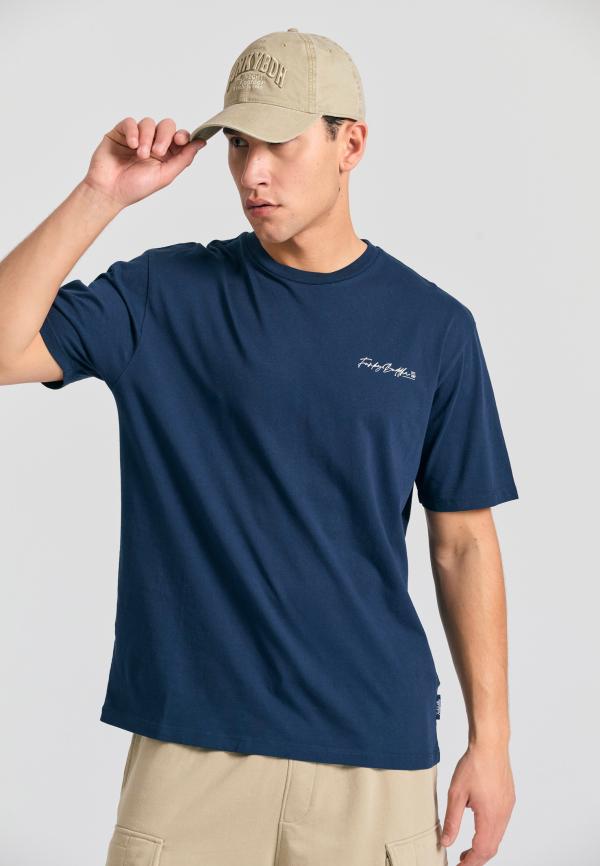 Relaxed fit t-shirt με graphic τύπωμα στην πλάτη