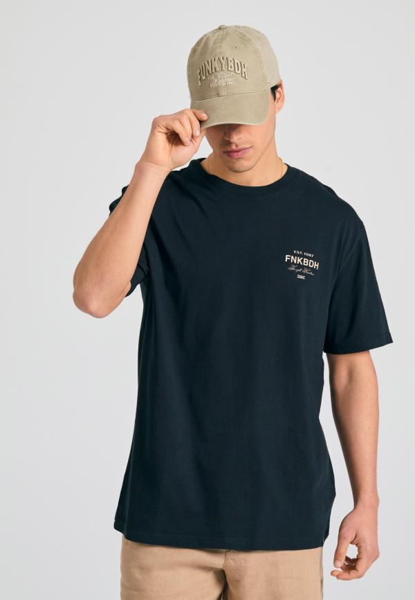 Relaxed fit t-shirt με text artwork τύπωμα στην πλάτη