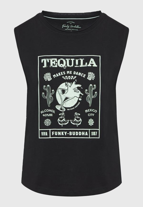 T-shirt από οργανικό βαμβάκι με vintage print