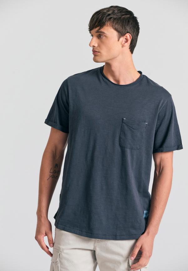 Βαμβακερό t-shirt με τσέπη στο στήθος Garage 55.