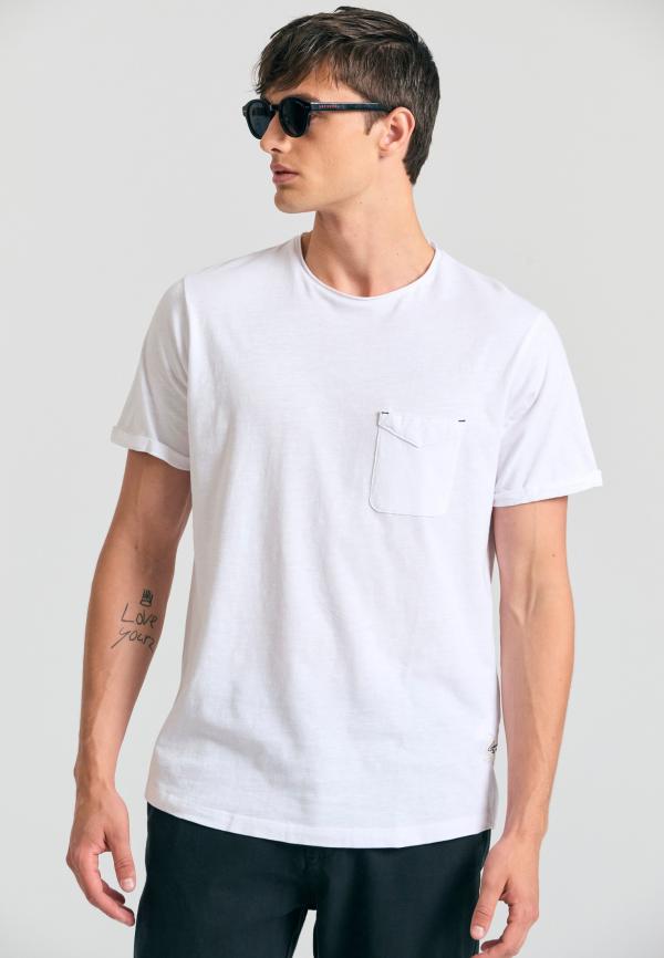 Βαμβακερό t-shirt με τσέπη στο στήθος Garage 55.