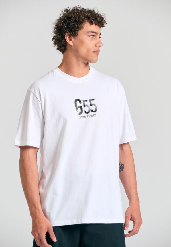Relaxed t-shirt με τύπωμα στη πλάτη Garage 55.
