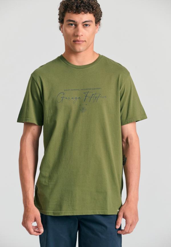 T-shirt με branded τύπωμα Garage 55.