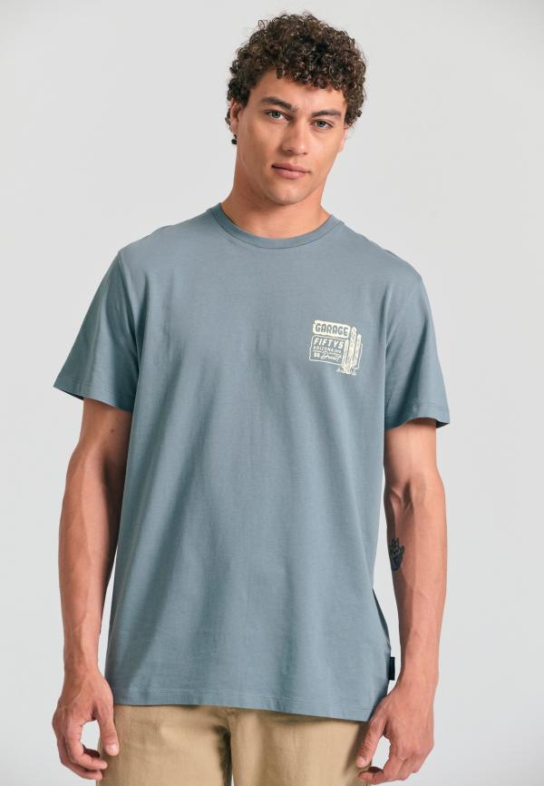 T-shirt με branded τύπωμα στο στήθος Garage 55.