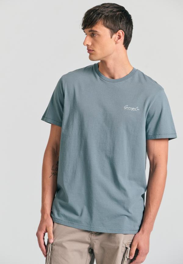 T-shirt με τύπωμα στην πλάτη Garage 55.