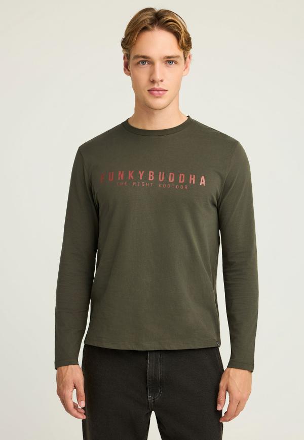 T-shirt με Funky Buddha τύπωμα στο στήθος