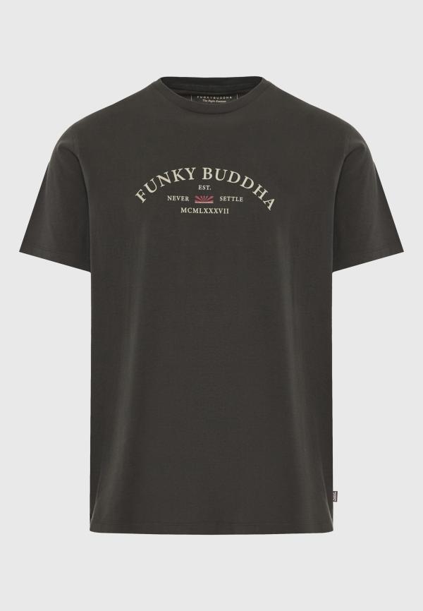 T-shirt με text logo τύπωμα στο στήθος