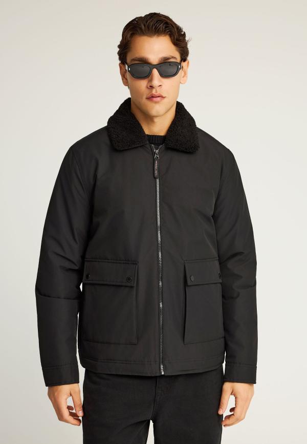 Sustainable casual μπουφάν με γιακά
