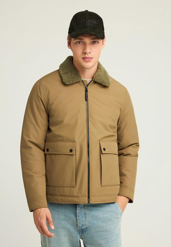 Sustainable casual μπουφάν με γιακά