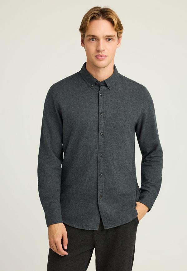 Ανδρικό πουκάμισο με button-down γιακά - The Essentials